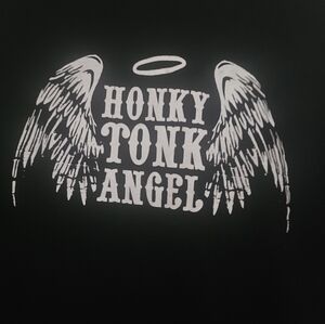 Honky Tonk Angel Graphic Tee Sz X-LARGE Lucky BASTARD SALOON
